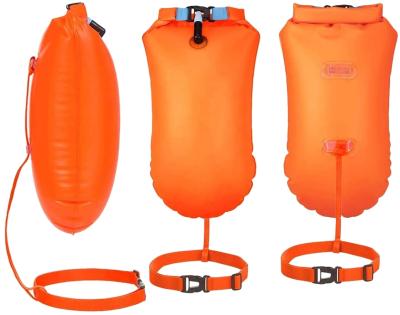 China Eco-friendly Safety Inflatable Inflatable Float Dry Bag Beacon PVC Swim Training Ring Inflatable Safe Training Ring for sale