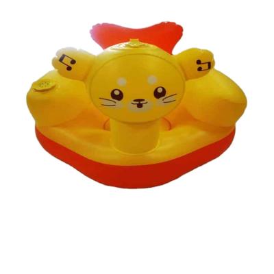 China New Baby Tiger Sofa Chair Modern Inflatable Infant Inflatable Seat Kids Inflatable Swim Stool Infant Dining Chair for sale