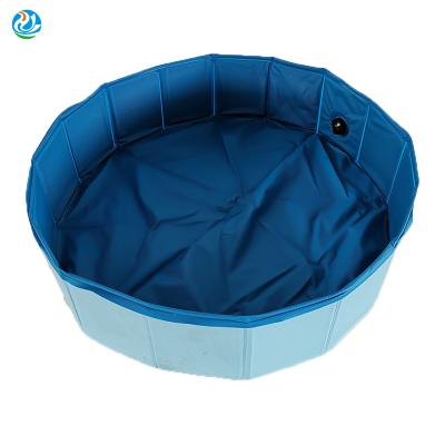 China Portable PVC 210D Polyester Compound Dog Cloth Large Cleaning Pool for sale