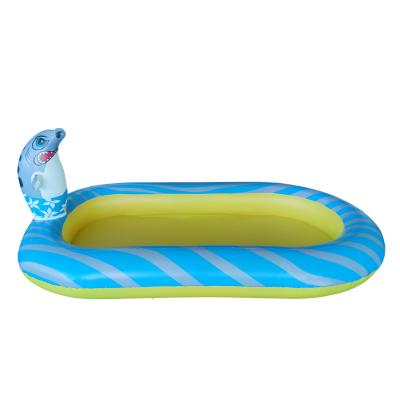 China Haizhiyuan Portable Summer Toy Dinosaur Mouth Water Spray Pool for sale