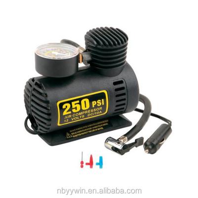 China PP+Metal mini air compressor for 12v car for sale