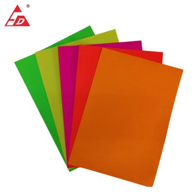 China Fluorescent Color Paper Sticker Label Heat Resistant Self Adhesive Materials with High Quality and Best Price of General Printing for sale