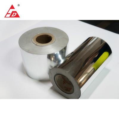 China Waterproof Glossy Empty Silver And Gold Pet Label Material In Rolls For Inkjet Printing for sale