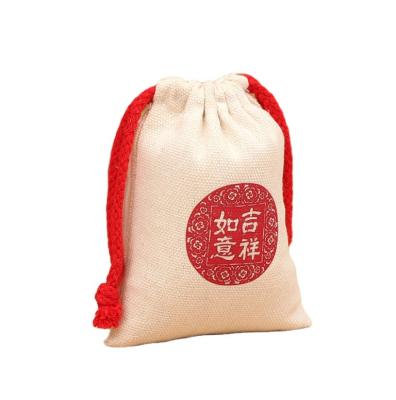 China Factory Directly Folding Recycle Canvas Bag Custom Cotton Drawstring Bag For Clothing Cotton Drawstring Shoe Bags for sale