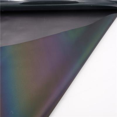 China Sew on the reflective fabric of the rainbow seven color unique shape for sale