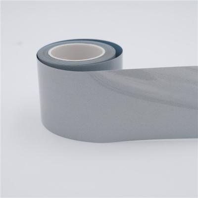 China Stretch fabric such as spandex silver heat transfer vinyl film tape reflective tape for clothing for sale