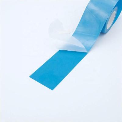 China Suitable for best selling blue reflective loungewear heat press cotton fabric heat transfer tape for vinyl wholesale reflective film for sale