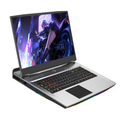 China Backlit keyboard 17.3 inch gaming notebook single core i9 shows chicken 4G game designer rendering student laptop for sale