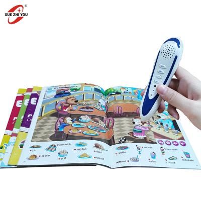 Cina Educational Toy Preschool English Talking Book with Pen Magic Reader for Kids Learning English Audio Pen Christmas Toys for Children in vendita