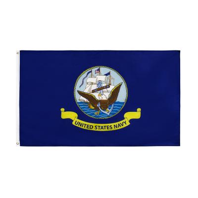 China OEM High Quality Polyester 3*5FT US Navy Printed Flag for sale