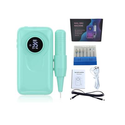 China Good Quality New Arrivals Portable Upward Pass Nail Machine Clockwise Manicure MN-101 for sale