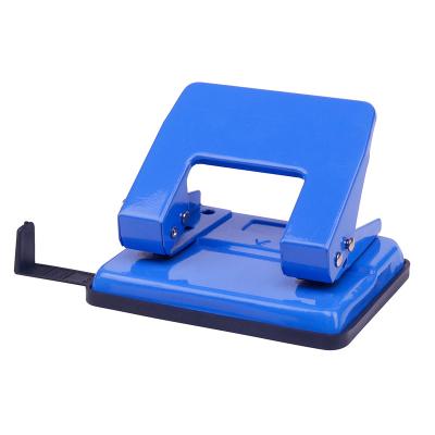 China school & Office Binding Supplies Universal Custom Color 18sheets Rectangular Metal Paper Punch For Circle 80mm Hole 70mm for sale