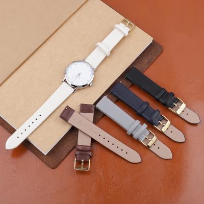 China High Quality Plain Leather Wristband Genuine Leather Wristbands Italian Dw Watch Italian Nappa Leather Bands for sale