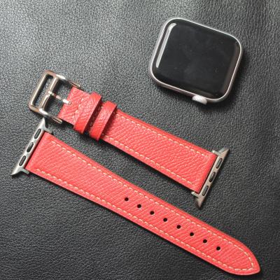 China Wholesales High Quality Genuine Leather Watch Band Strap For Apple Watches With Adapters for sale