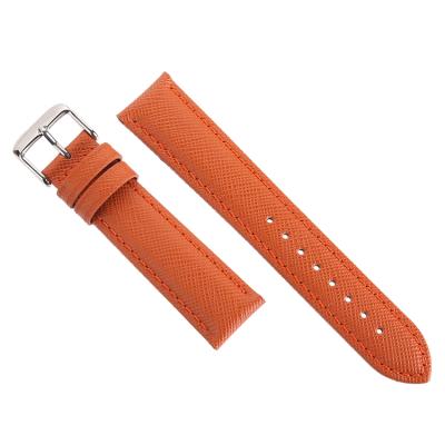 China High Quality Watch Band New Arrivals Smart Saffiano Leather Watch Bands 38mm 40mm 42mm 44mm for sale