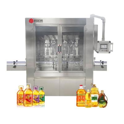 China Automatic Vegetable Food Olive Edible Frying Oil Sunflower Salad Coconut Food Palm Bottling Filling Machine for sale