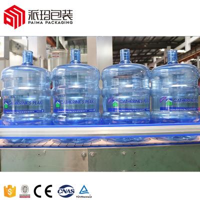 China 5 Gallon Large Barrel Water Bottle 5 Gallon Water Bottle Labeling Machine Self-adhesive Built-in Automatic Air Cylinder Food Label Bucket Sticker for sale