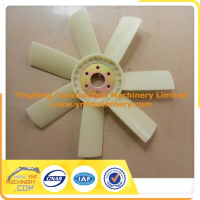 China 7 blades plastic engine fan, for KOBELCO excavator fan 4D95 for sale