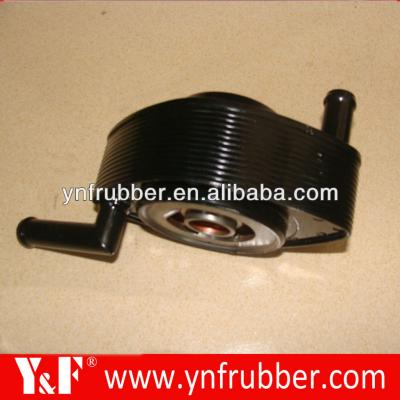 China AL MITSUBISHI 4JB1 Engine Oil Cooler , Excavator Engine Oil Cooler for sale