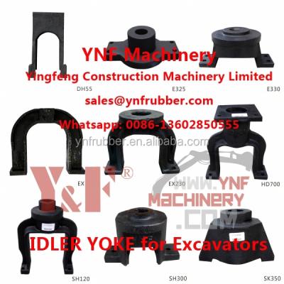 China Iron Excavator Parts 201-43-11460 IDLER YOKE for sale