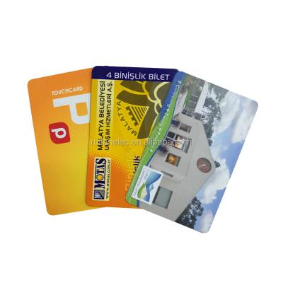 China Customized Tagging Printing Passive 13.56MHz RFID Paper Ticket Card for sale