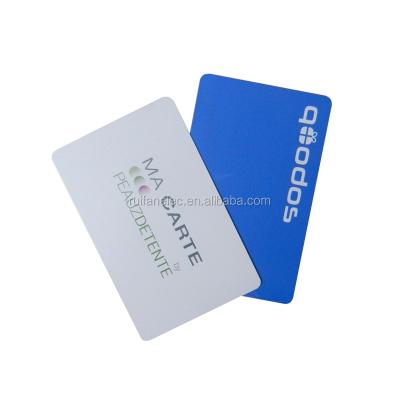 China Low cost 13.56mhz uid programmable waterproof/waterproof variable background rfid rewritable card for sale