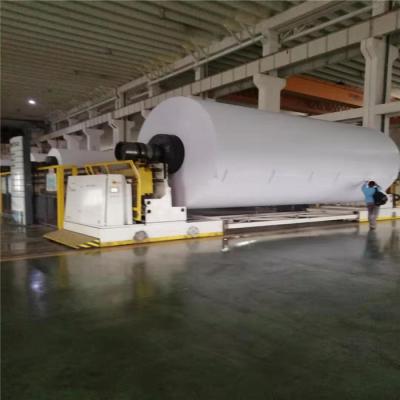 China 70gsm Anticurl To 80gsm Jumbo Copy Paper Roll For Cut A4 Size for sale