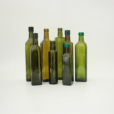 China Frying oil edible oil glass bottle 100ml 250ml 500ml 750ml 1000ml olive oil glass bottle for sale