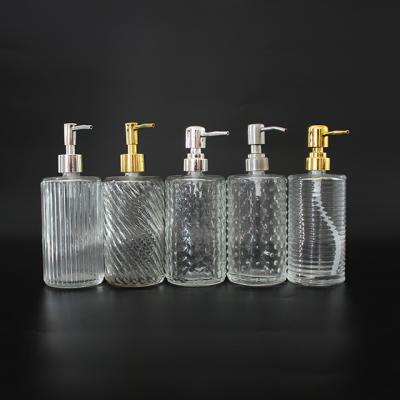 China Foam Soap Dispenser Hot Products Soap Dispenser Glass Bottle With 304 Stainless Steel Pump Bathroom Accessories for sale