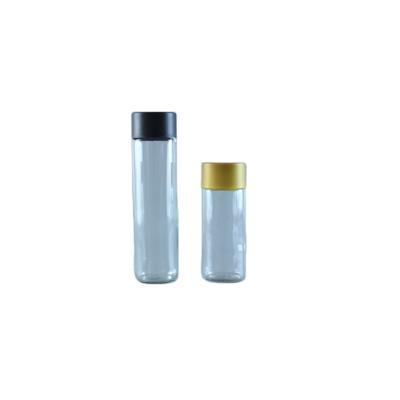 China Personal care transparent glass roller bottles are suitable for perfume essential oil 10ml frosted glass bottle with spiral cover. for sale