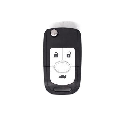 China Replace ASK 433MHz 4D70 Chip Flip Car Key Chip Genuine 3 Buttons Flip Keyless Entry Car Fob Remote Key for sale