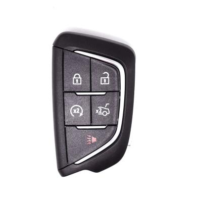 China ASK433MHz original remote car smart key fob with 4+1buttons 49 chip remote control for 2018 new Cadillac for 2018 new Cadillac for sale