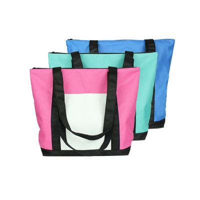 China New Launch Sublimation Mom Handled Bag Customized Logo Sublimation Tote Bag Blanks DIY Printing Shopping Bag for sale