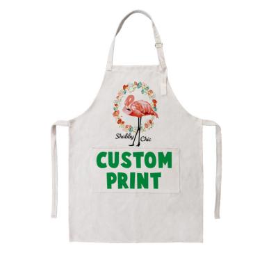 China Heart Press Washable Custom Sublimation Printing Kids And Adults Apron for sale