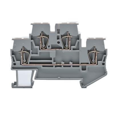 China UTL Screwless Terminal Block Multi Level TH: 4.2 W: 67.5 H: 49 for sale