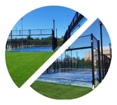 China Steel Hot Sale China Padel Court Lvyin Professional Padel Court Panoramic for sale