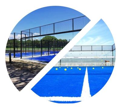 China Steel Manufacturer Provide Top Quality  Panoramic Padel Tennis Court Lvyin Factory China Tennis Padel Court for sale