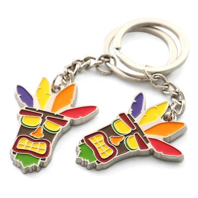 China Cheap Metal Silver Cute Design Zinc Alloy Soft Enamel Customize Key Chain / Custom Key Chain for sale