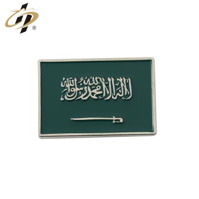 China Wholesale Cheap Custom Europe Metal Saudi Arabia Souvenir Lapel Pin for sale