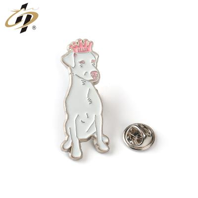 China Custom cheap silver soft enamel animal lapel pin from Europe metal for sale