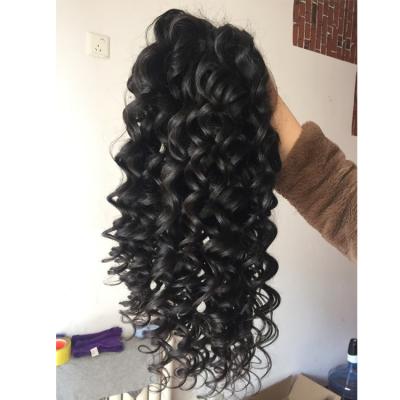 China Natural Loose Wave Hairline Pre Plucked Human Virgin Hair Wigs Burmese Full Lace Wig Full Lace Wig for sale