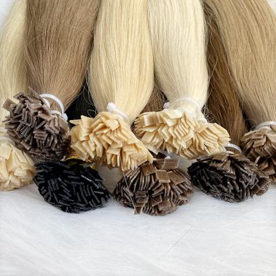 China Silky Straight Wave Drop Shipping 100% Flat Tip Hair Extension Hair for sale