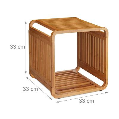 China Factory Sale Various New Fashion Sustainable Comfortable Bamboo Bathroom Shelf Bamboo Products for sale