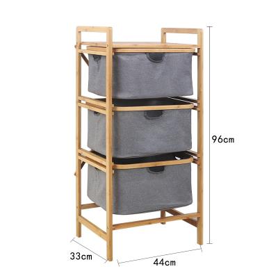 China Modern Made In China High Quality Bamboo Sustainable Products Bamboo Laundry Basket for sale