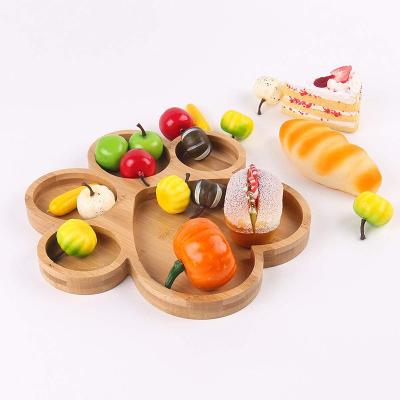 China Paw Shaped Serving Chop Wood Cutting Board Disposable Natural Bamboo Tray Large Bamboo Cutting Board for sale