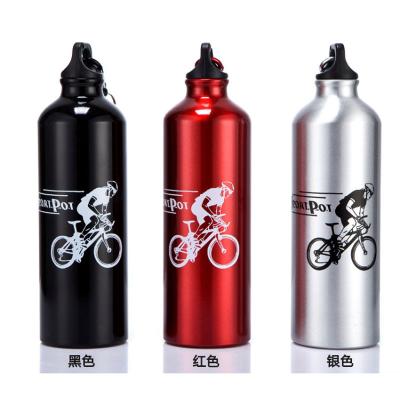 China 500ml Bicycle Model Mountain Bike Accessories Aluminum Alloy Viable Outdoor Camping Recycling Recycling Water Bottle BPA Free With Carabiner for sale