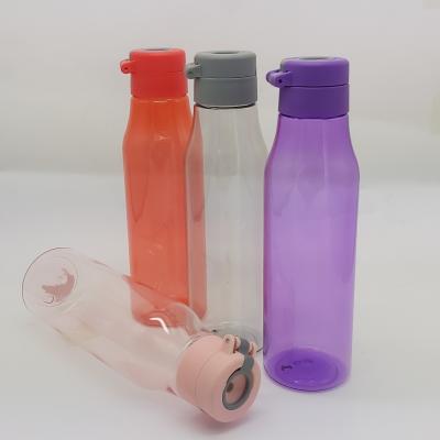 China food & Beverage Packaging Bpa Free 28oz 750ml Non-Toxic Plastic Water Bounce Bounce Flip Top Lid Opens Plastic Tritan Water Bottles With Handle for sale