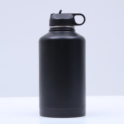 China Disposable Gollon BPA Free 64 Ounce Half Vacuum Insulated Leak Proof Sports Metal Water Bottle Vacuum Thermos Bottle Double Walled Flask for sale