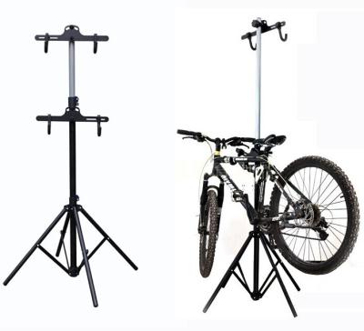 China MX Hang 4 Bikes Bike Rack Bike Floor Stand Alloy Rack with two steel hooks, fit for home and shop use. for sale