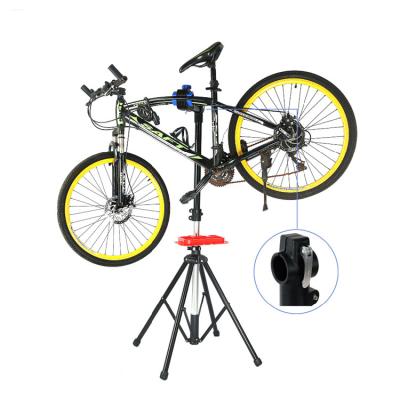 China Steel And Alloy Frame Bike Repair Stand Alloy And Steel Combination With Tool Tray Stand Functional Bike Stands Other Bicycle Accessory for sale